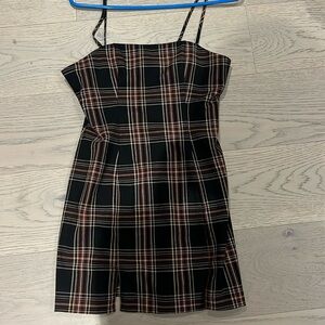 plaid dress